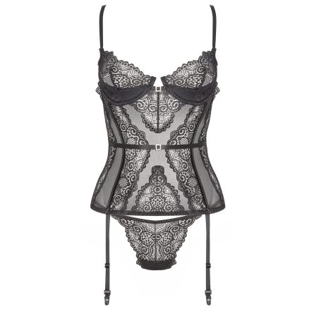 CORPETE E TANGA RAVENNA PRETO BEAUTY NIGHT FASHION - Image 2