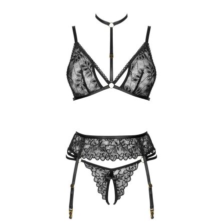 CONJUNTO DE 3 PEÇAS NOEMI PRETO BEAUTY NIGHT FASHION - Image 3