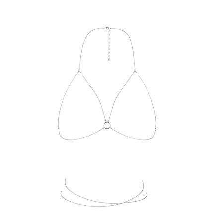 COLAR CORPORAL SUTIÃ THE MAGNIFIQUE COLLECTION BIJOUX INDISCRETS PRATEADO - Image 2