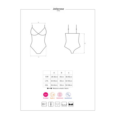 BODY JOLIEROSE OBSESSIVE VERMELHO - Image 7