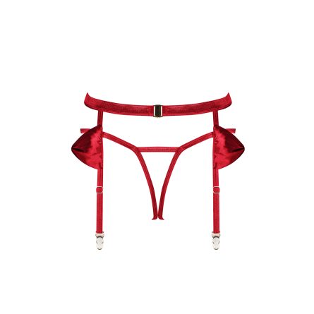 CINTO DE LIGAS E TANGA COM ABERTURA NA VIRILHA RUBINESA OBSESSIVE - Image 6