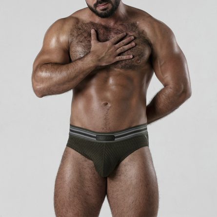 CUECA BACKROOM BOTTOMLESS LOCKER GEAR CAQUI - Image 2