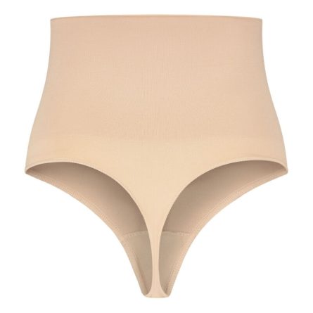 TANGA DE CINTURA ALTA SEM COSTURAS (BEGE) | XXL - Image 4