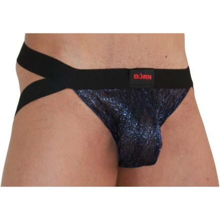 JOCKSTRAP BRILHANTE BURN 003 (AZUL / PRETO) | TAMANHO S - Image 2