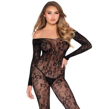 BODY DE RENDA FLORAL