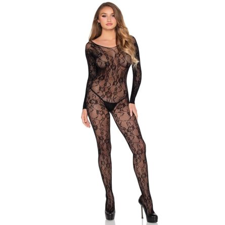 BODY DE RENDA FLORAL 89366 LEG AVENUE (PRETO) | T. ÚNICO - Image 6