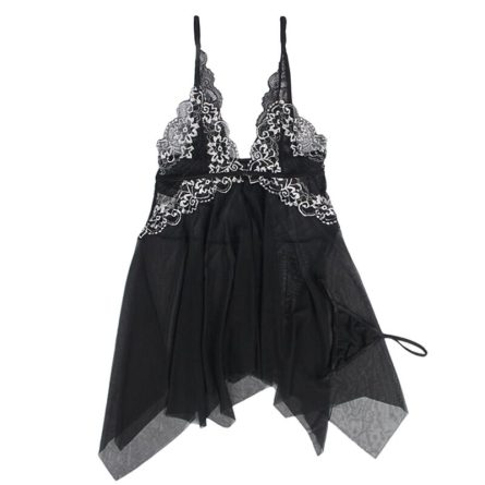 BABYDOLL DE TULE E RENDA SUBBLIME | L/XL - Image 4