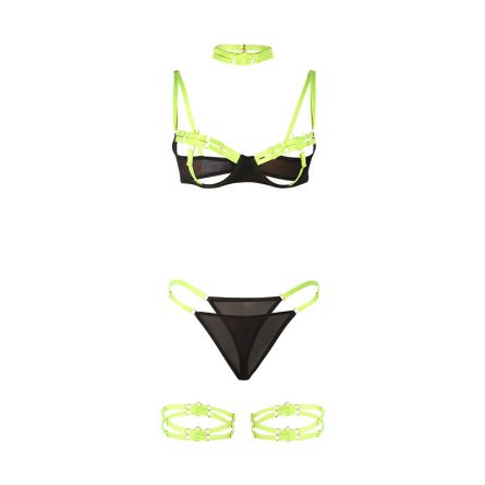CONJUNTO DE 3 PEÇAS HOLLOW CUT 955274 (VERDE) | S/M - Image 5