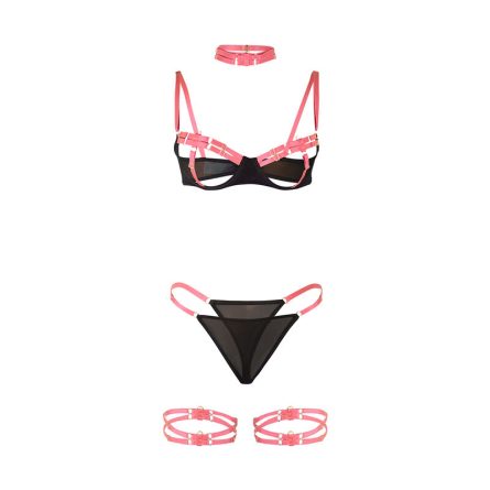 CONJUNTO DE 3 PEÇAS HOLLOW CUT 955274 (ROSA) | S/M - Image 5