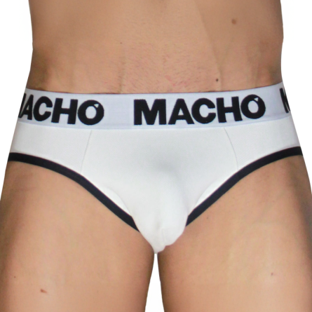 CUECAS SLIP CLASSIC MCH006 (BRANCO / PRETO) | XL - Image 2