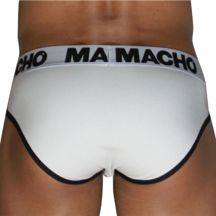 CUECAS SLIP CLASSIC MCH006 (BRANCO / PRETO) | XL - Image 3